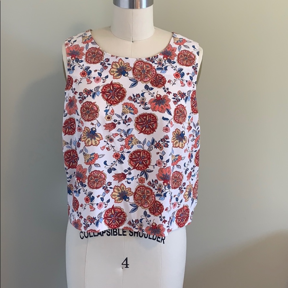 Floral tank top
